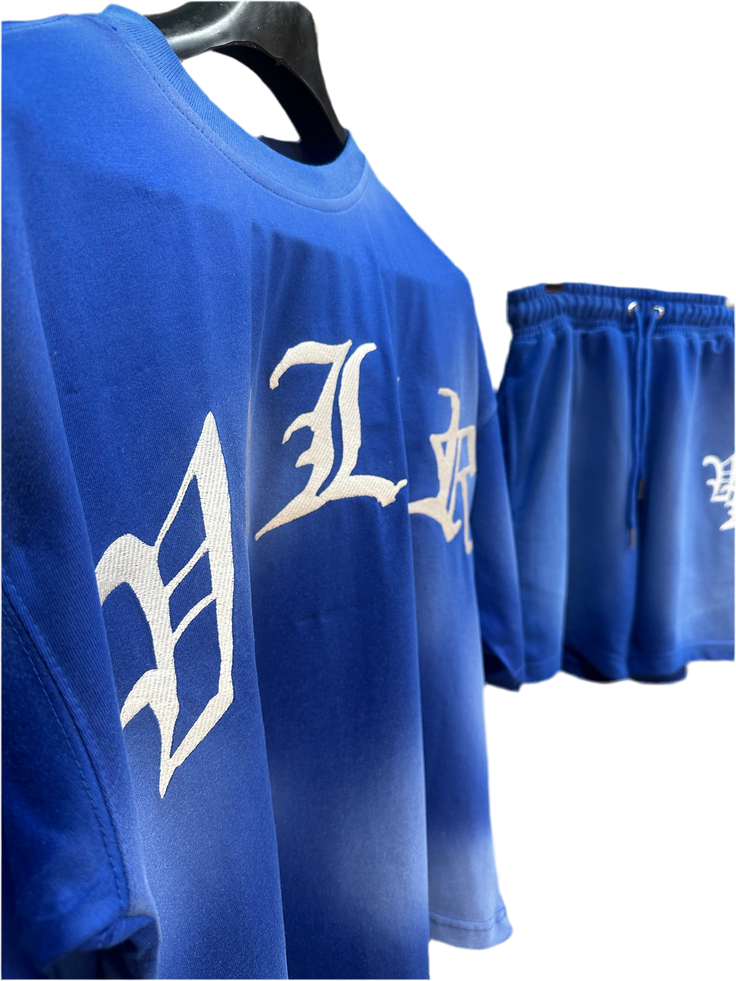 Frosted Royal Blue Short Set (Kids)