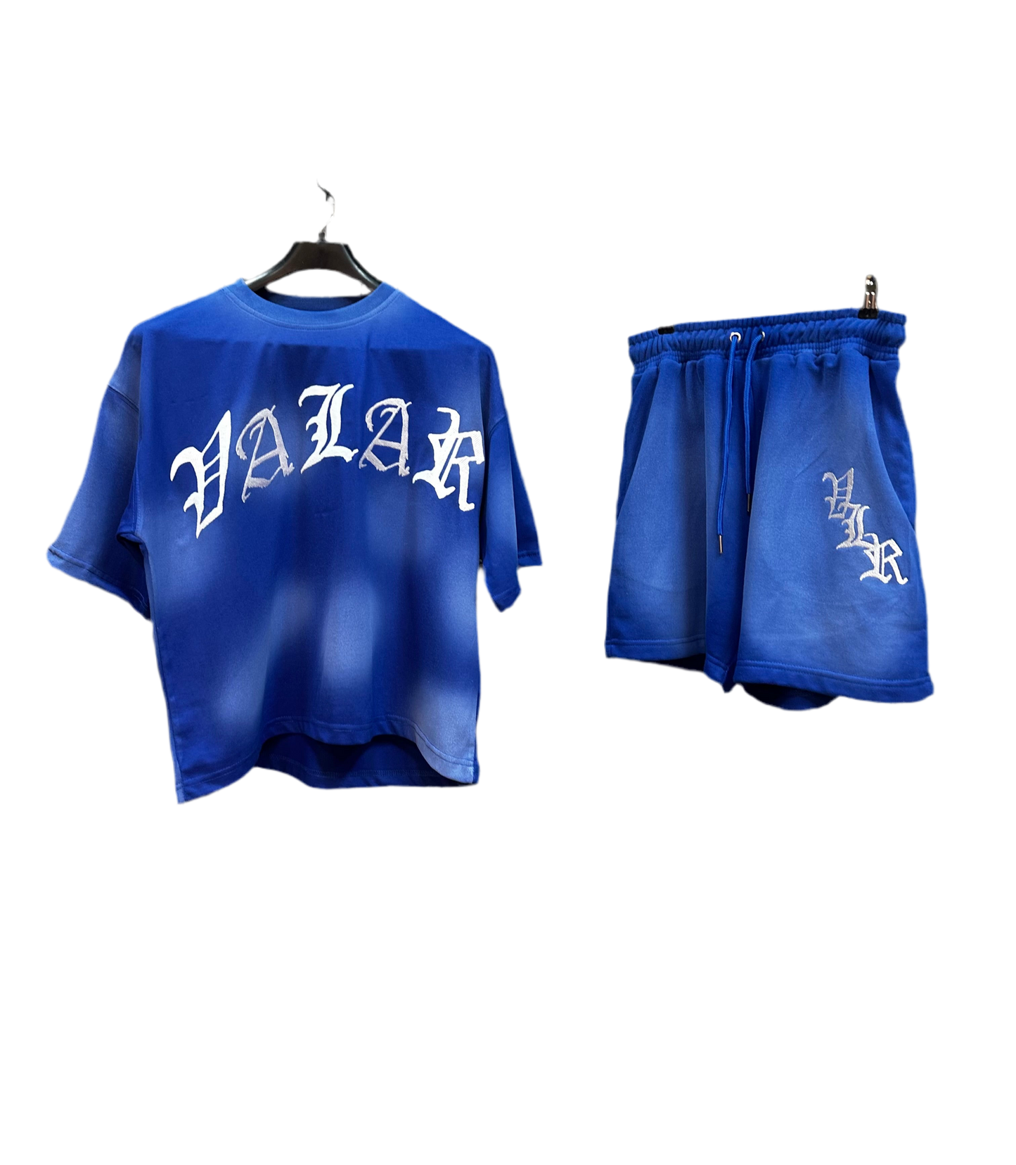 Frosted Royal Blue Short Set (Kids)