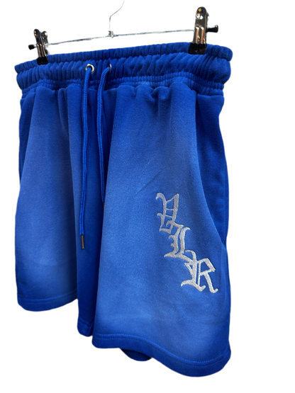 Frosted Royal Blue Old English Short Set